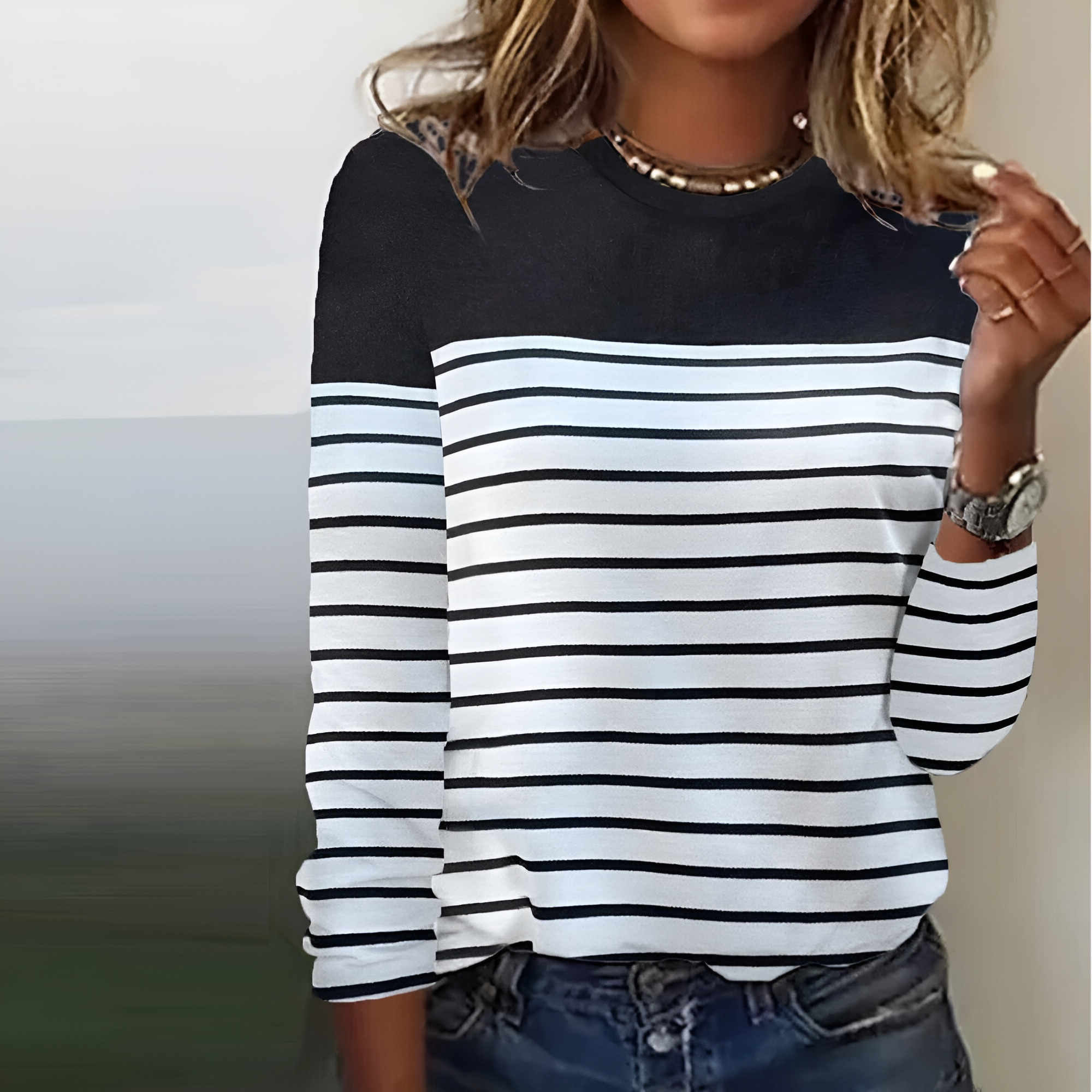 Sophia™- Langärmeliges Damen-Top
