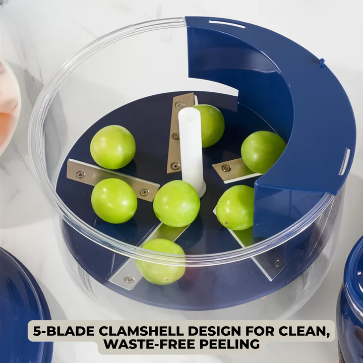 Sparschäler | Elektrischer Küchensparer | Schnelles Schälen per Knopfdruck | PeelMaster