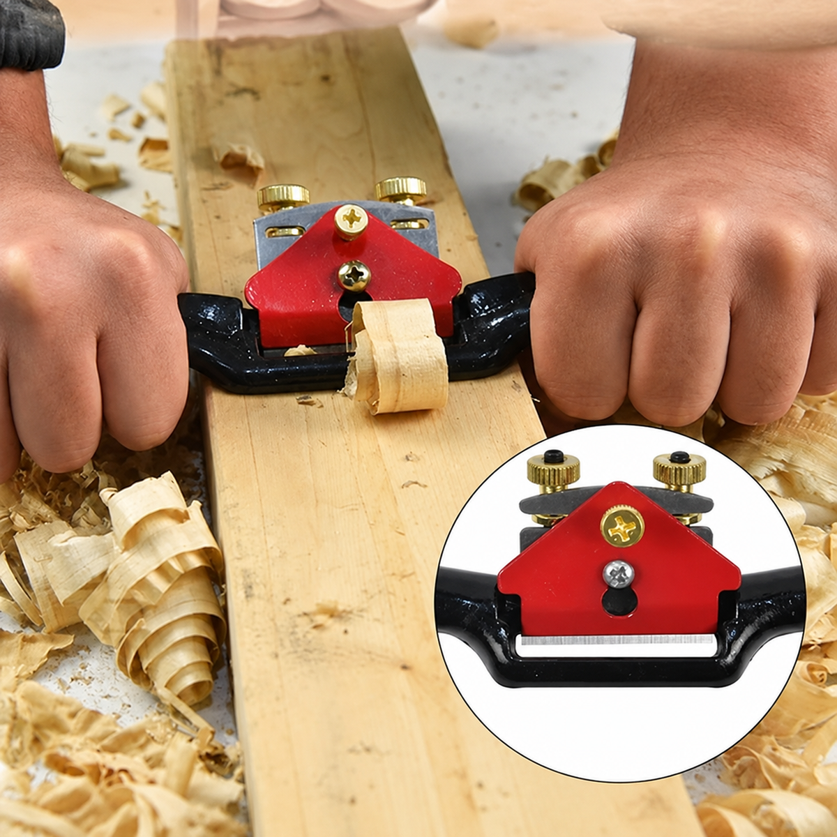 Spoke shave | Adjustable blade | for wooden surfaces | WoodGlide