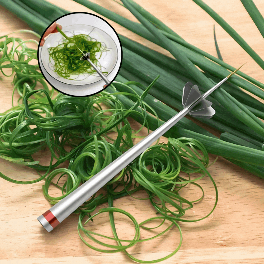 SplitSlicer™ | Pflaumenblüten-Zwiebelschneider