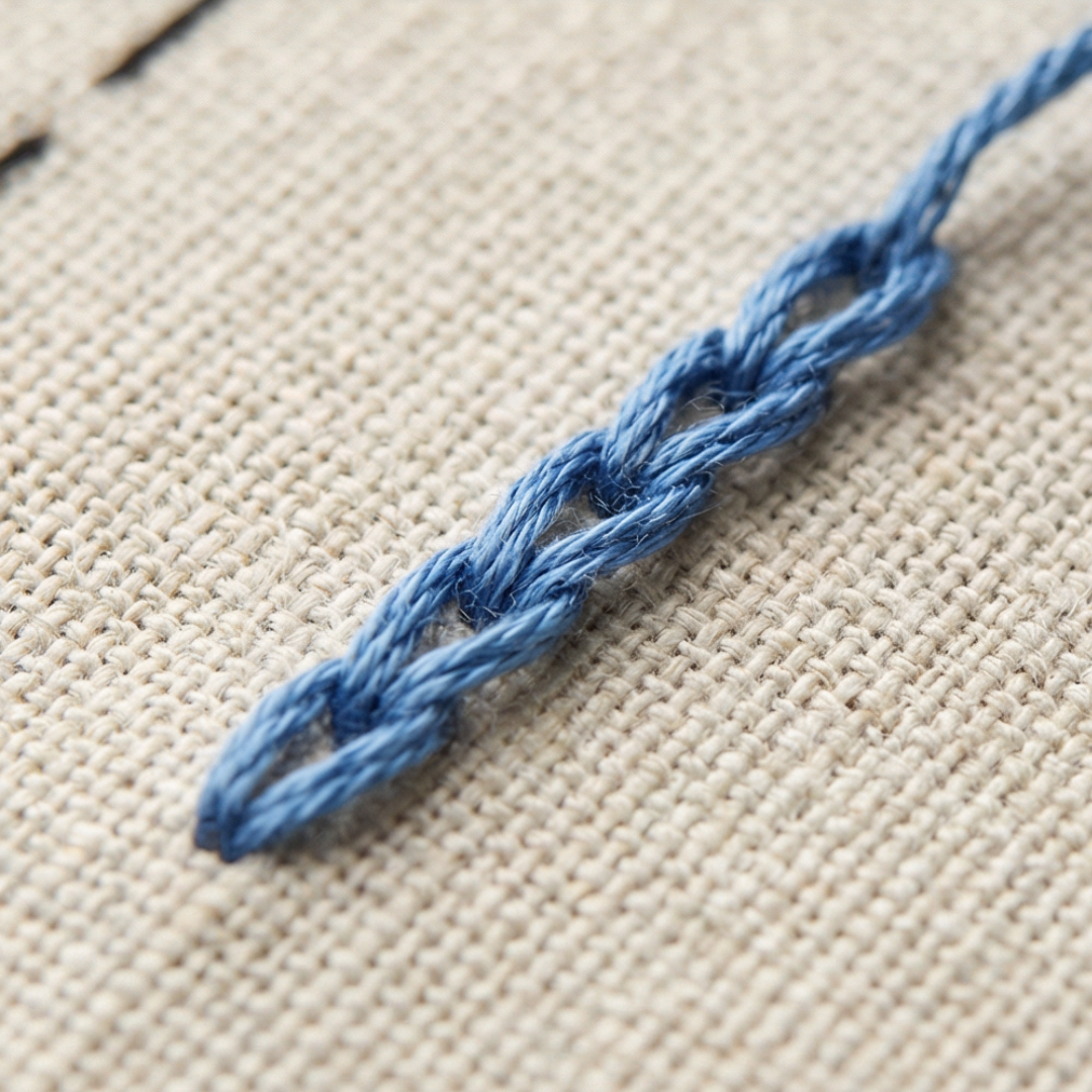 Stickerei | 106 Stiche Schritt für Schritt Buch-Set | Üben auf Leinenseiten | StitchLibrary