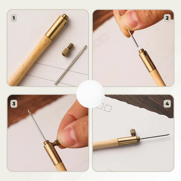 Sticknadel-Set | für Tamburierstickerei | 3 Nadelgrößen | StitchPro