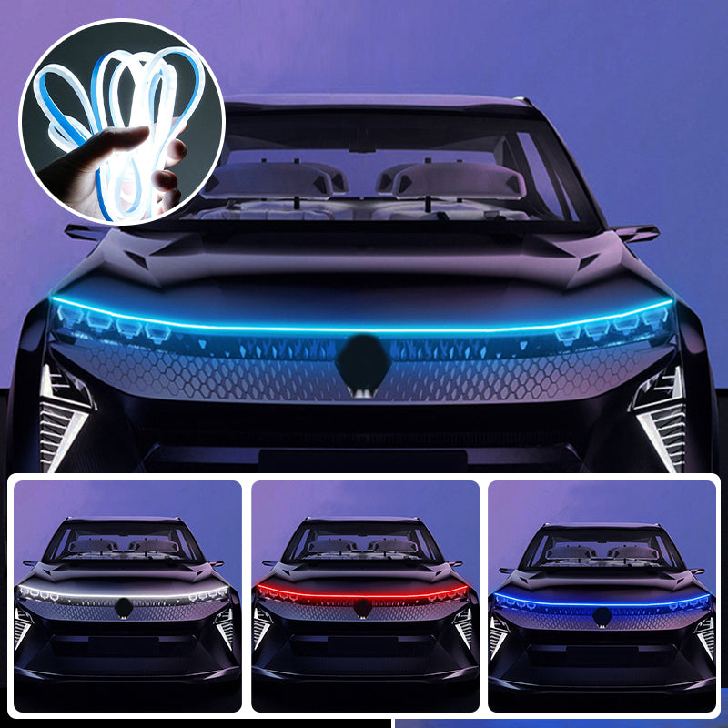 Streifen Licht | Auto Haubenleuchte | Flexibel und wasserdicht | GlowHood