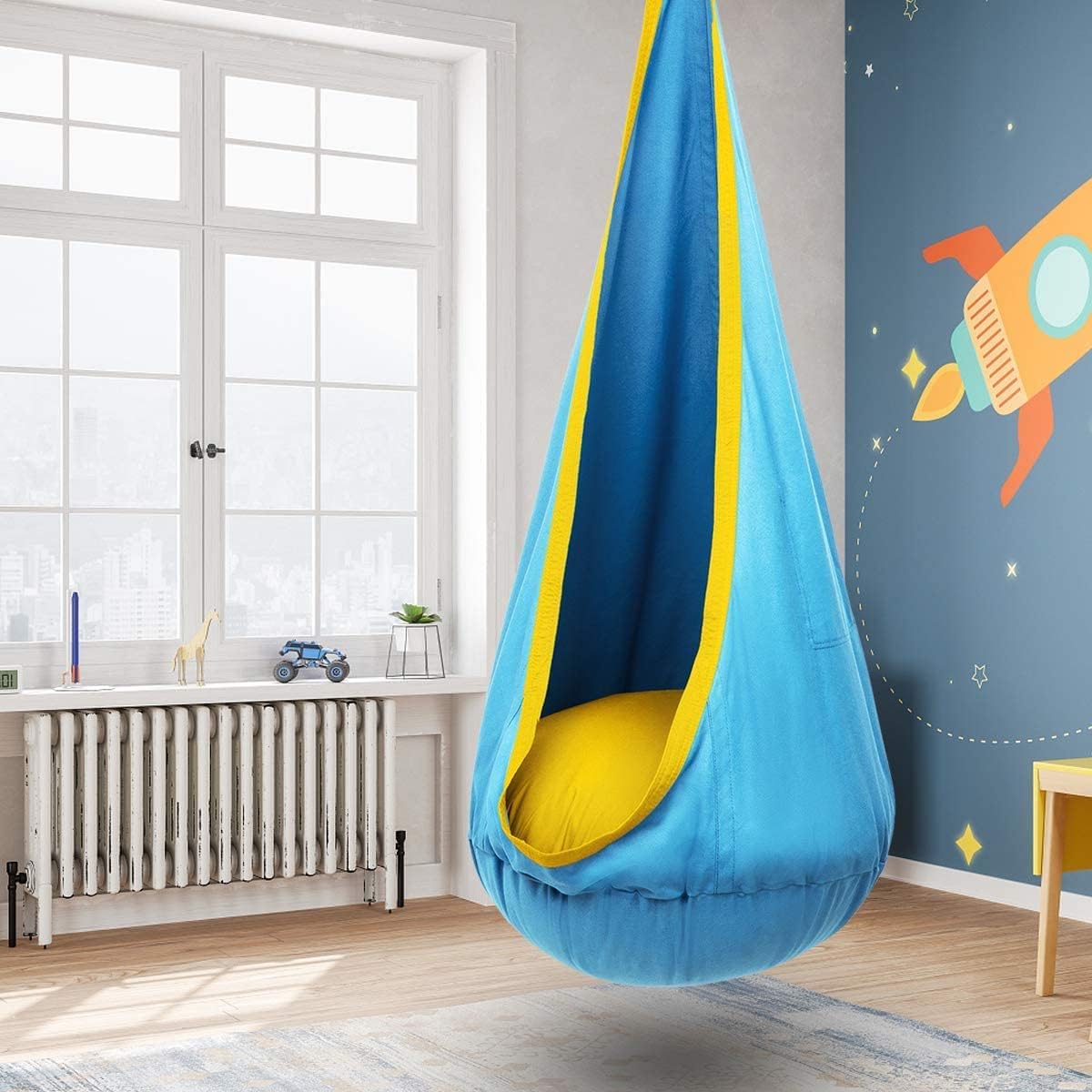 Swing Hängesessel | Hängehöhle | Emütlicher Rückzugsort, mit Sitzkissen | SwingNest