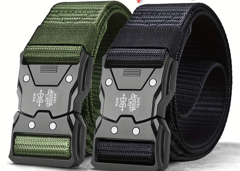 Taktischer Nylon Gürtel | Schnellverschluss | Robuste Steckschnalle | ClickGrip