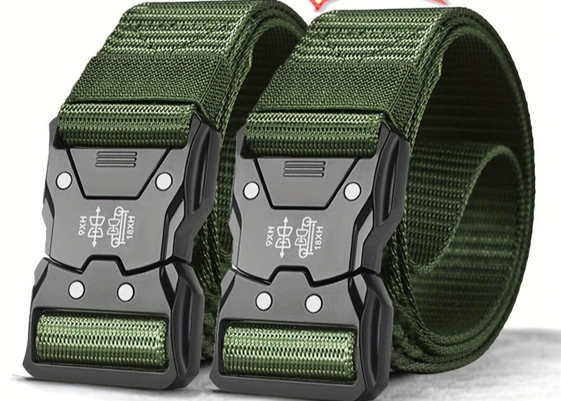 Taktischer Nylon Gürtel | Schnellverschluss | Robuste Steckschnalle | ClickGrip