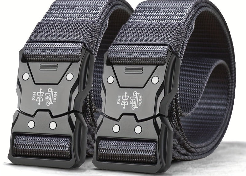 Taktischer Nylon Gürtel | Schnellverschluss | Robuste Steckschnalle | ClickGrip