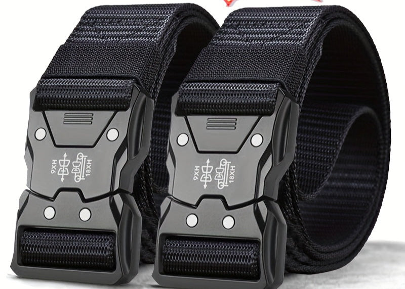 Taktischer Nylon Gürtel | Schnellverschluss | Robuste Steckschnalle | ClickGrip