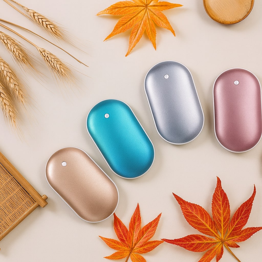 Taschenwärmer | Elektrischer Handwärmer mit Powerbank | 3 Heizstufen | HandHimmel