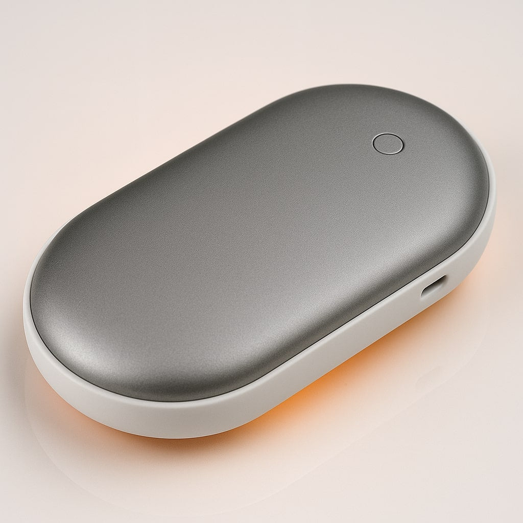 Taschenwärmer | Elektrischer Handwärmer mit Powerbank | 3 Heizstufen | HandHimmel