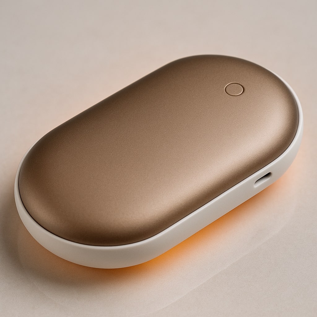 Taschenwärmer | Elektrischer Handwärmer mit Powerbank | 3 Heizstufen | HandHimmel