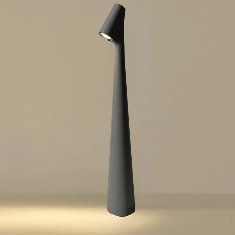 Tischlampe | Drahtlos dimmbare LED | Metallgehäuse | Wiederaufladbarer Akku mit 20 Stunden Laufzeit | Lumora