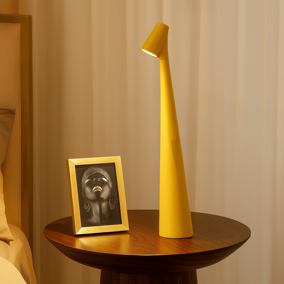 Tischlampe kabellos | Dimmbar | LED Warmweiß | GlowPort