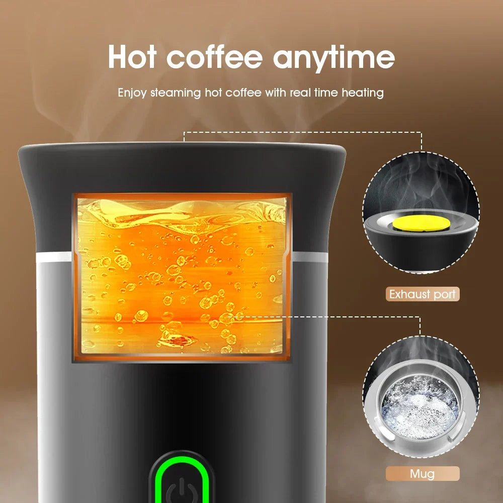 To-Go Kaffeebereiter | Kabellos, auf Knopfdruck | für Büro, Reise & Camping | PocketBrew