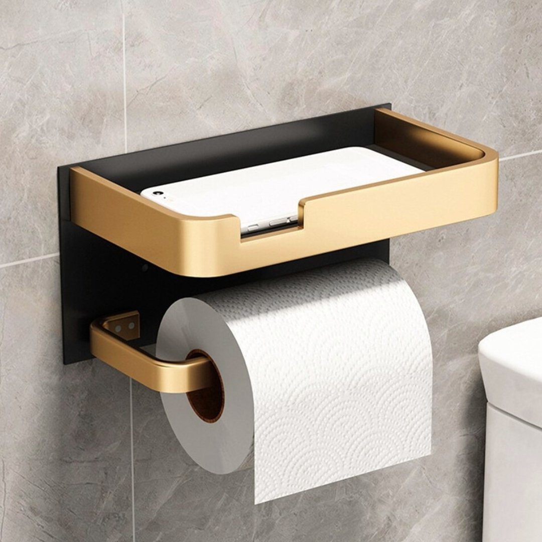 Toilettenpapierhalter | Wandmontage | Metallhalter | BathLine