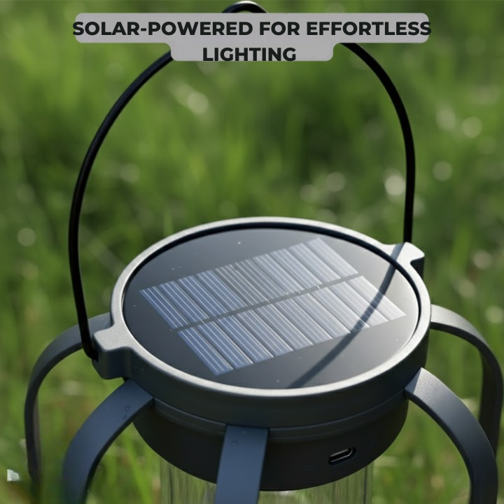 Tragbare LED-Laterne | Sanftes Licht | Stehend oder Hängend | CampGlow