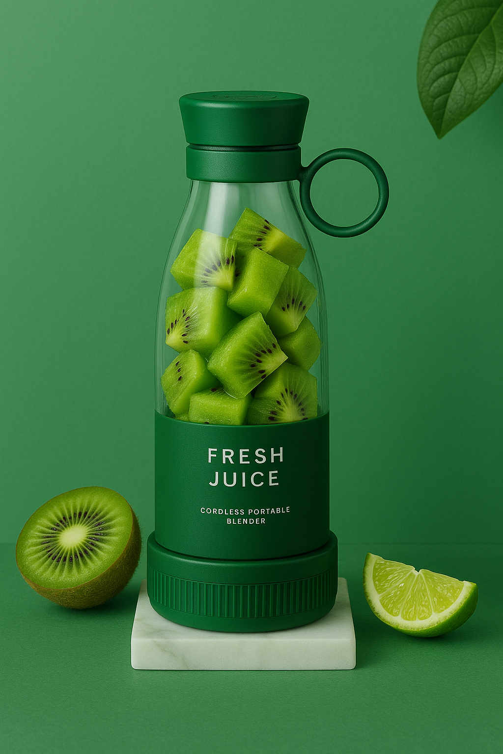 Tragbarer Mixer | Kabellos & Wiederaufladbar | 4-Klingen Power | BlendGo