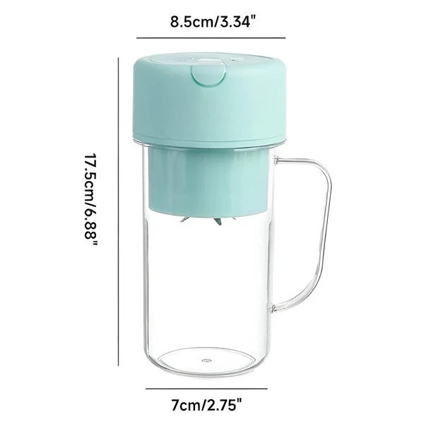 Tragbarer Mixer USB | Sechs Klingen Power | Auslaufsicherer Trinkbecher | GoSmooth