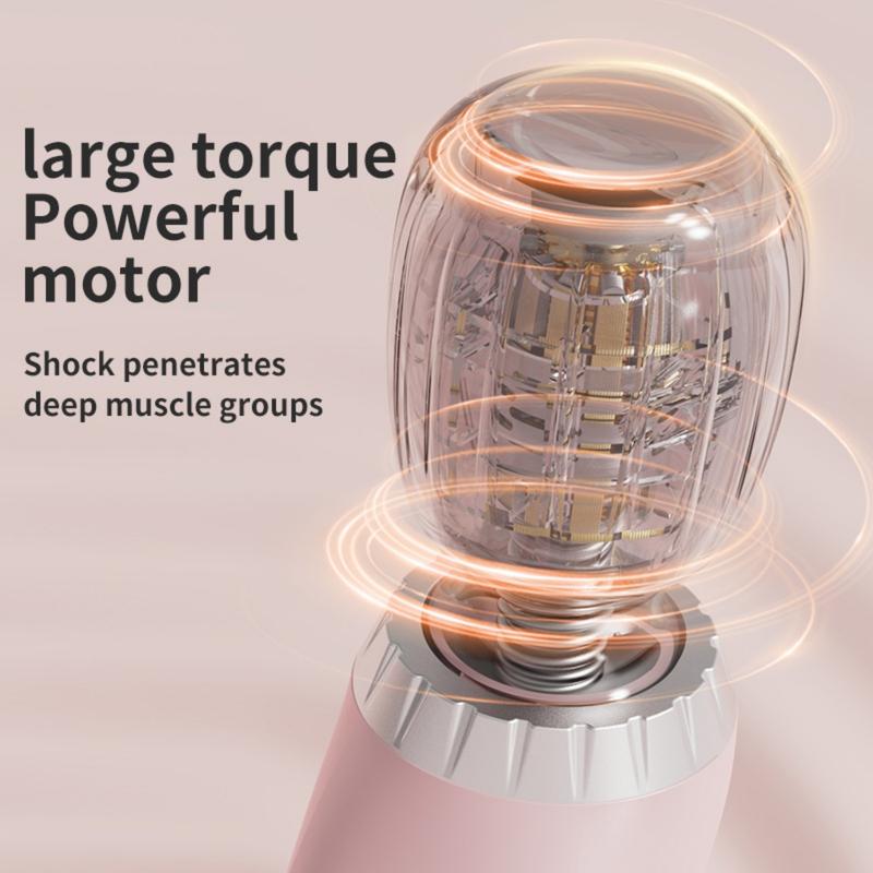 Tragbares elektrisches Massagegerät | 5 Intensitäten | Kabellos, USB-Aufladbar | RelaxPulse