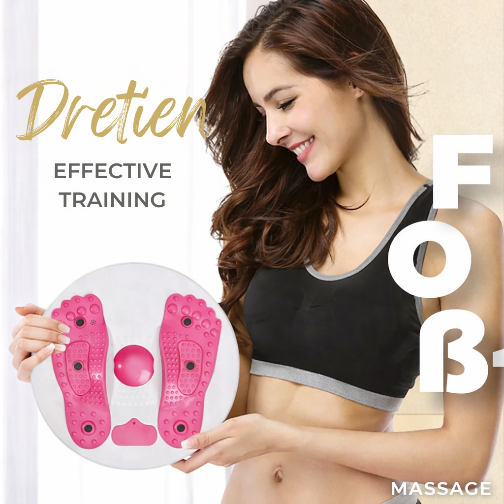 Twister | Bauch- & Hüfttraining | Fußmassage | Rutschfest | TwistFit