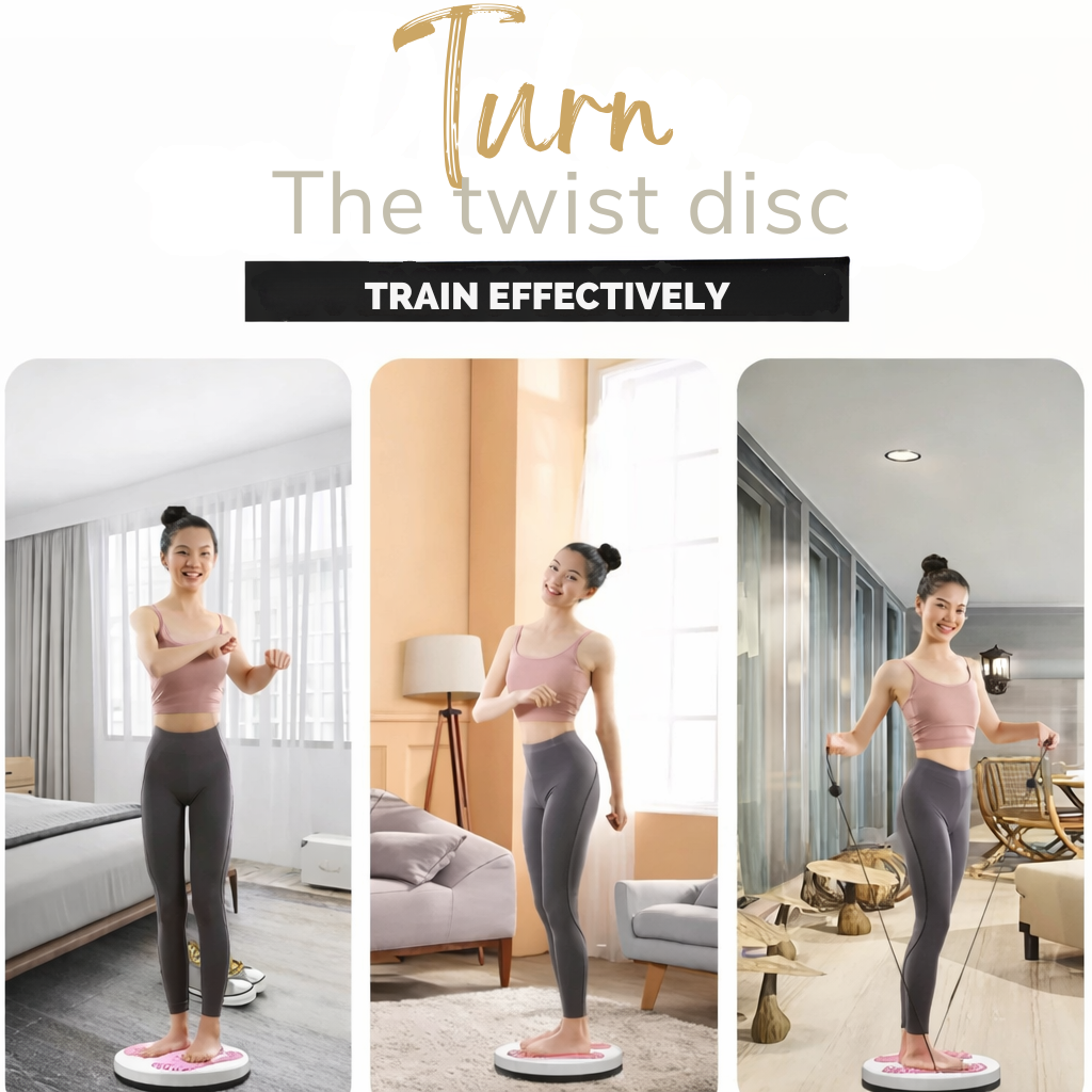 Twister | Bauch- & Hüfttraining | Fußmassage | Rutschfest | TwistFit