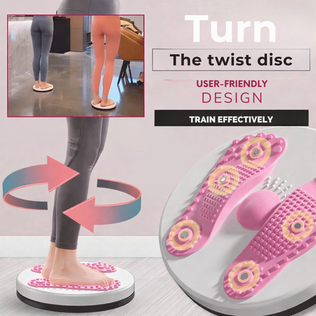 Twister | Bauch- & Hüfttraining | Fußmassage | Rutschfest | TwistFit