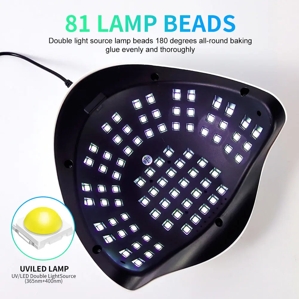 UV/LED-Nagellampe | Schnelles gleichmäßiges Aushärten | Timer Sensor | GelSpark
