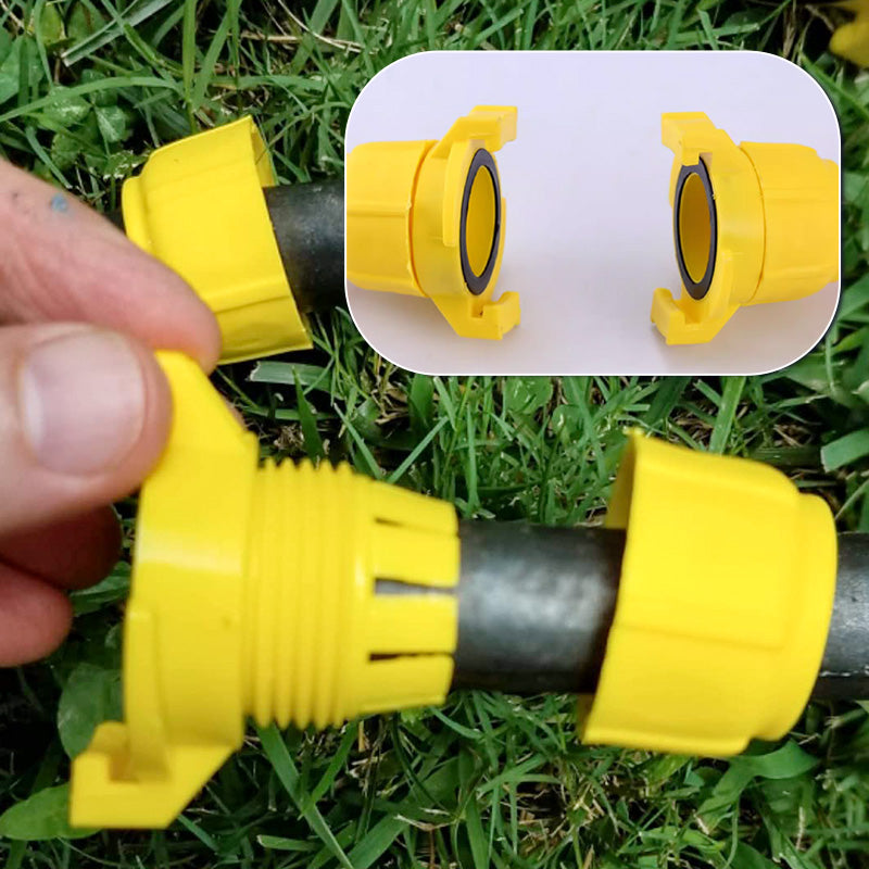 Yleismallinen letkuliitin | Vuotamaton tiiviste | Yleiskäyttöinen puutarhakasteluun | FlowSnap