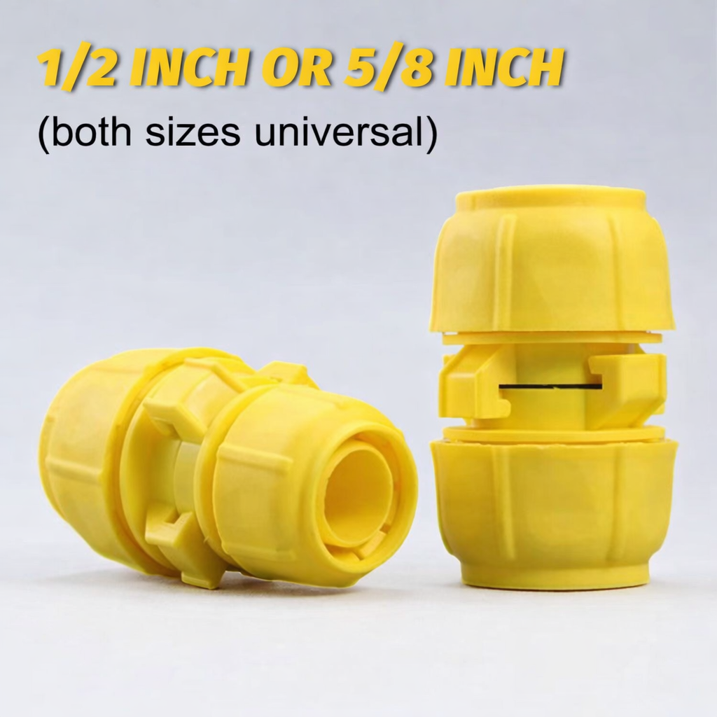 Yleismallinen letkuliitin | Vuotamaton tiiviste | Yleiskäyttöinen puutarhakasteluun | FlowSnap