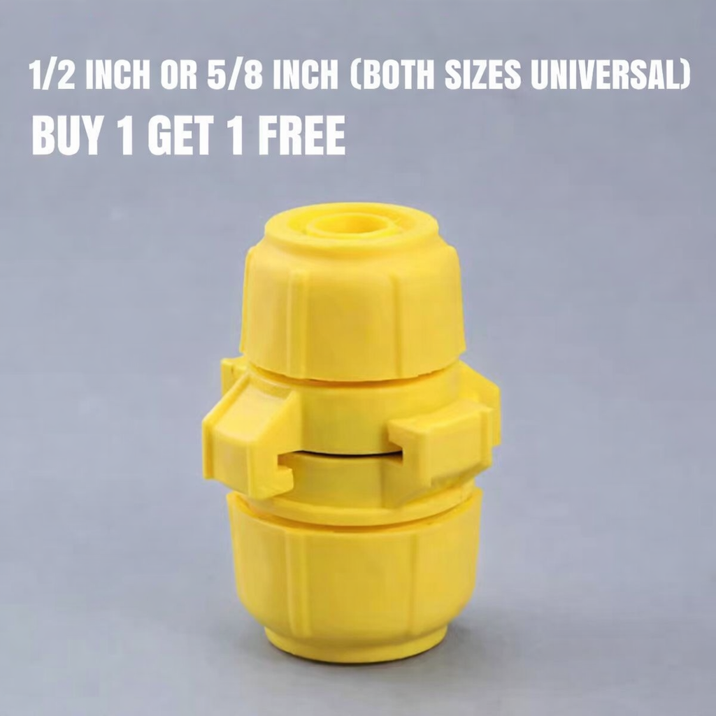 Yleismallinen letkuliitin | Vuotamaton tiiviste | Yleiskäyttöinen puutarhakasteluun | FlowSnap