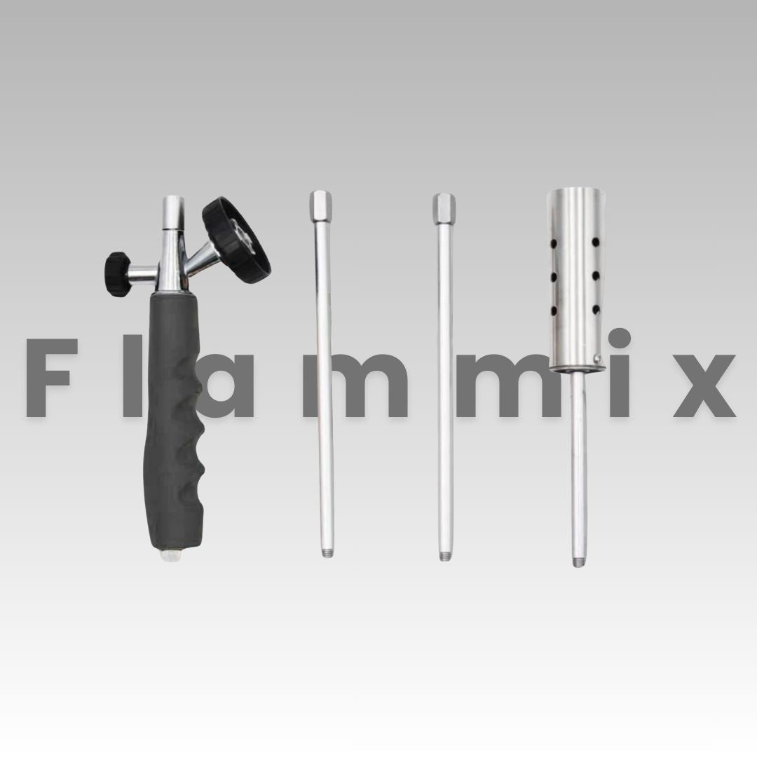 Unkrautbrenner | Chemiefreie Unkrautbekämpfung | Einstellbarer Flammenstab | Flammix