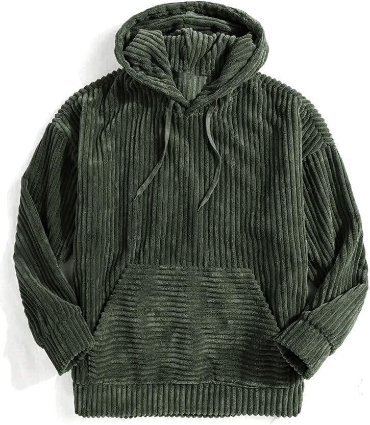 VELVETRON™ - VELOURS KAPUZENPULLOVER