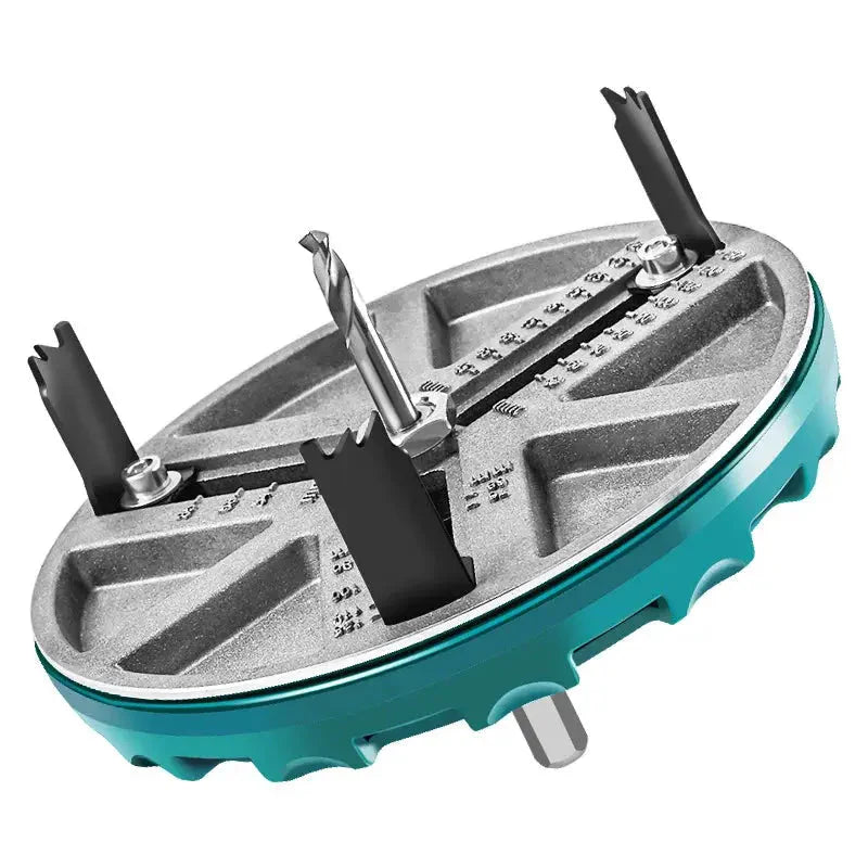 Verstellbarer Kreisschneider-Bohraufsatz | Verstellbarer Lochschneider | Saubere Schnitte | DrillForm