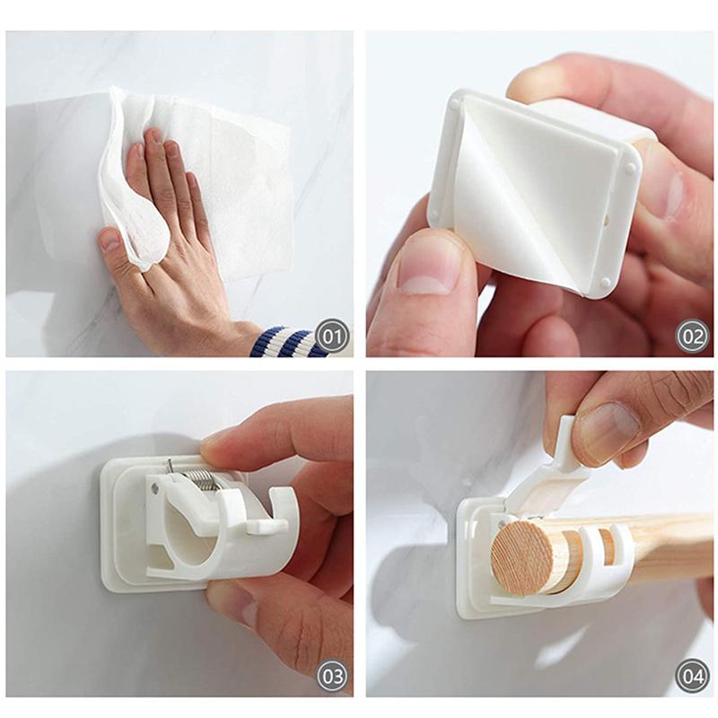 Vorhanghalter Ohne Bohren | Selbstklebend & Verstellbar | Starker Halt | StickRod