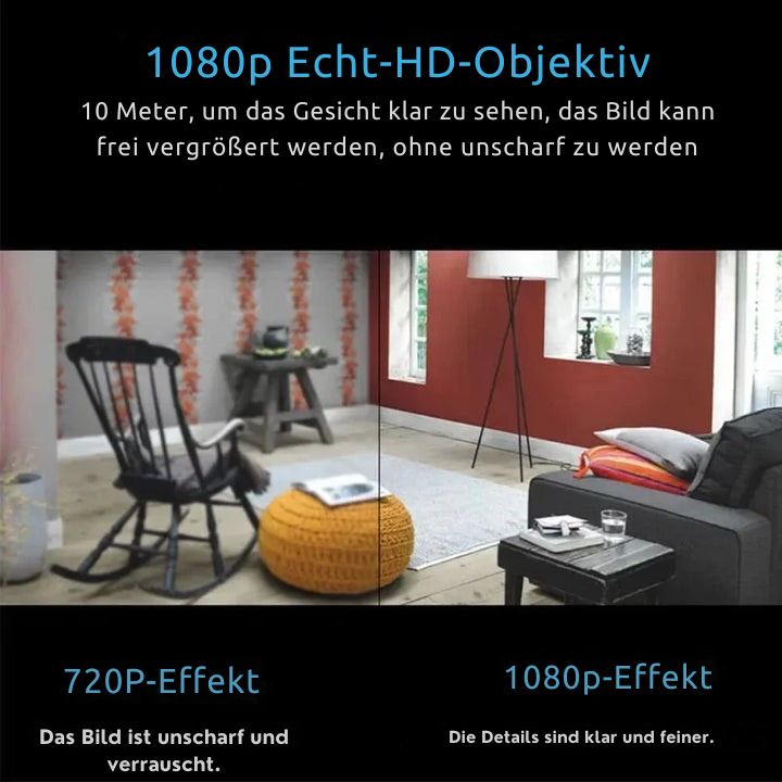 WLAN-Innenkamera | Nachtsicht & Bewegungserkennung | SecurePulse