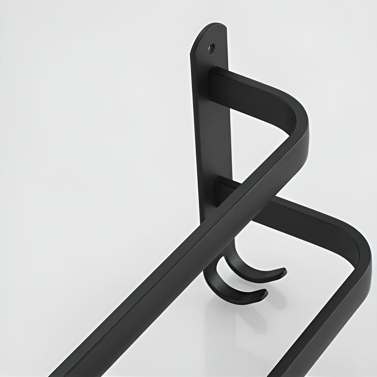 Wandmontierter Handtuchhalter | mit Haken | Platzsparend | TowerRack