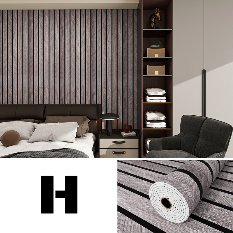 Wandpaneel | Modernes Lamellendesign | Mattes Spritzwasserschutz Finish | StylaSheen