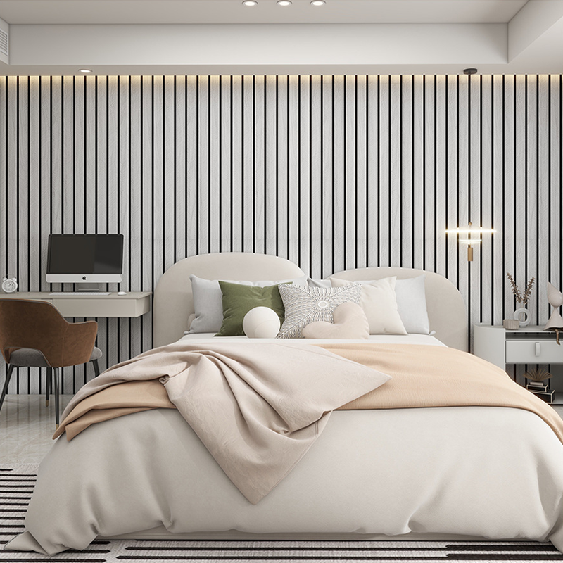 Wandpaneel | Modernes Lamellendesign | Mattes Spritzwasserschutz Finish | StylaSheen