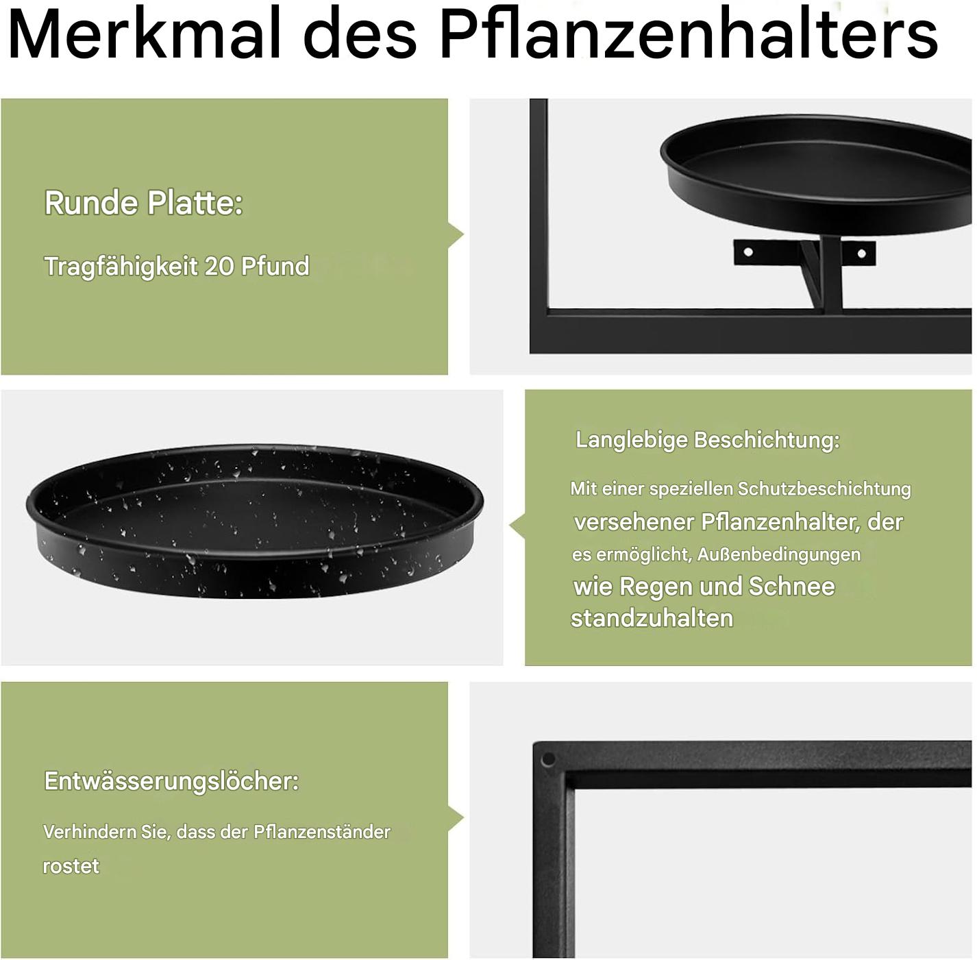 Wandpflanzenhalter | Metall Design | Platzsparend | Plantify