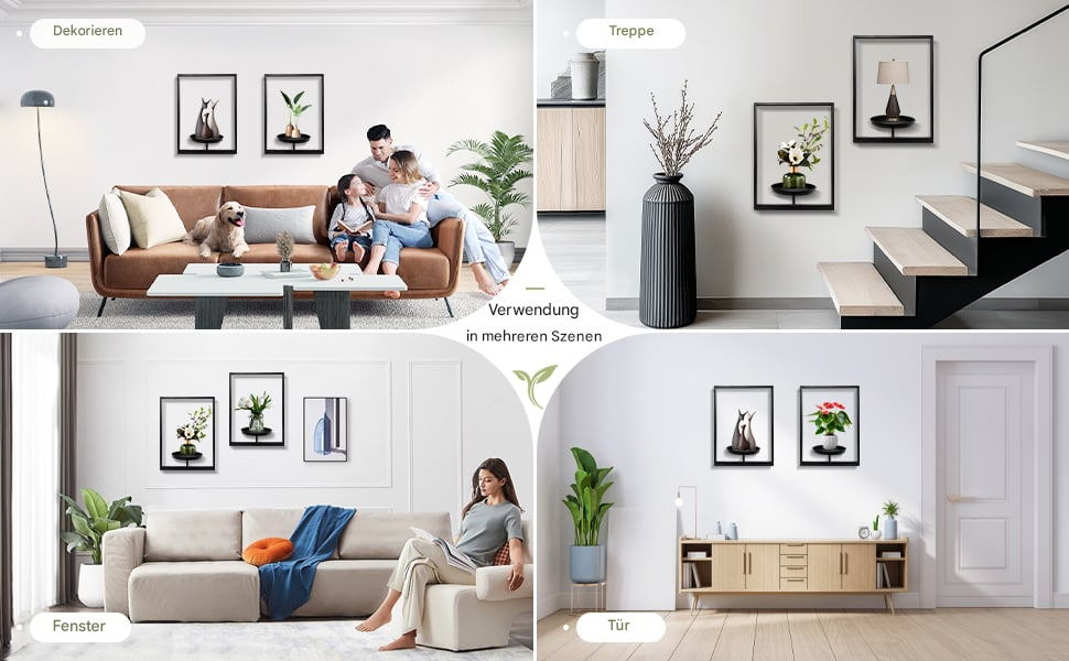 Wandpflanzenhalter | Metall Design | Platzsparend | Plantify