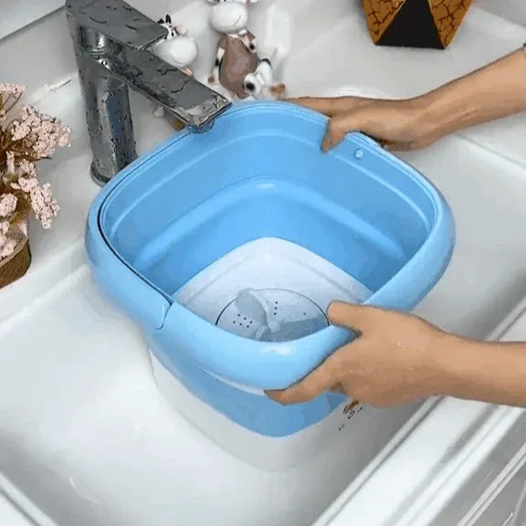 Wäsche waschen | Faltbarer Mini-Waschmaschine | 3 Modi | FoldWash