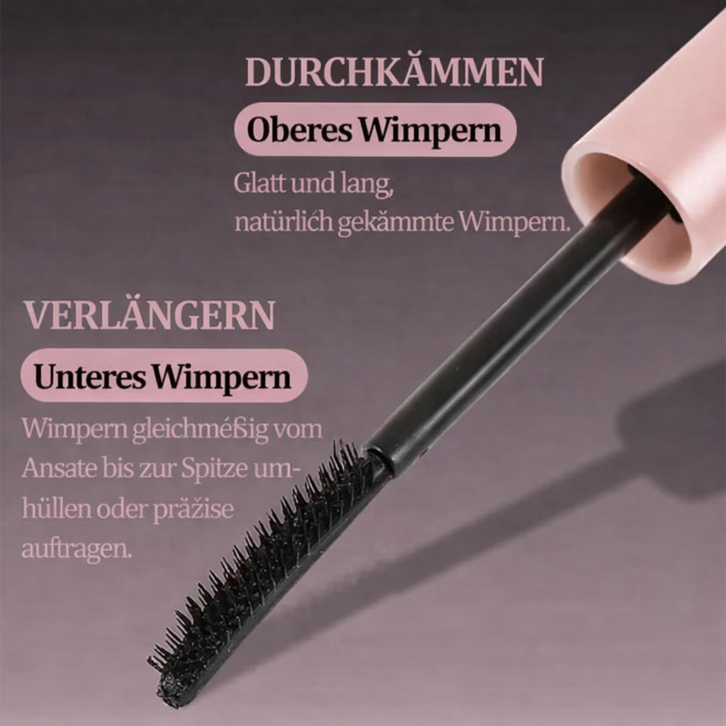 Wasserfeste Mascara Volumen | Länge & Definition | Präzisionsbürste | SwiftLash