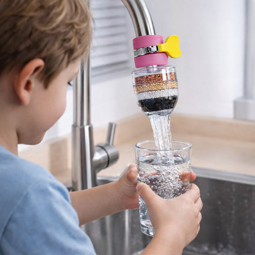 Wasserfilter | 5-layer Activated Carbon | Chlorine & Limescale Reduction | Aquaveil