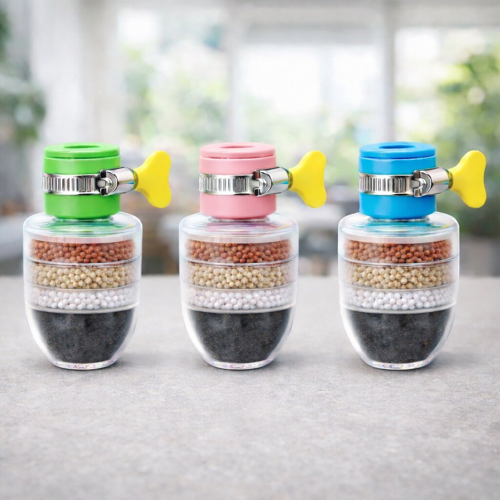 Wasserfilter | 5-layer Activated Carbon | Chlorine & Limescale Reduction | Aquaveil