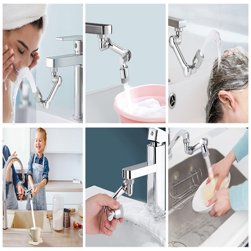 Wasserhahn Extender | 1080° Drehbar | 2 Wasser-Modi | FlexFlow