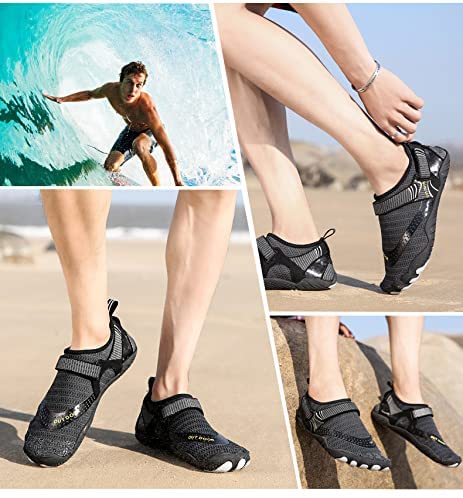 Wasserschuhe | Rutschfeste Profilsohle | Leichte orthopädische Stütze | BareCurrent