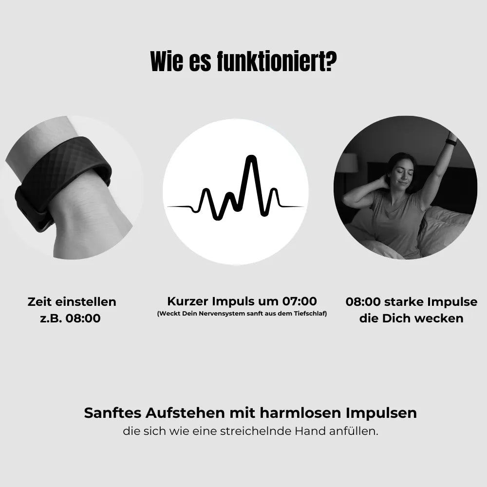 Wecker | Leises Aufwachen ohne Ton | Einstellbare Intensität | ProSleep