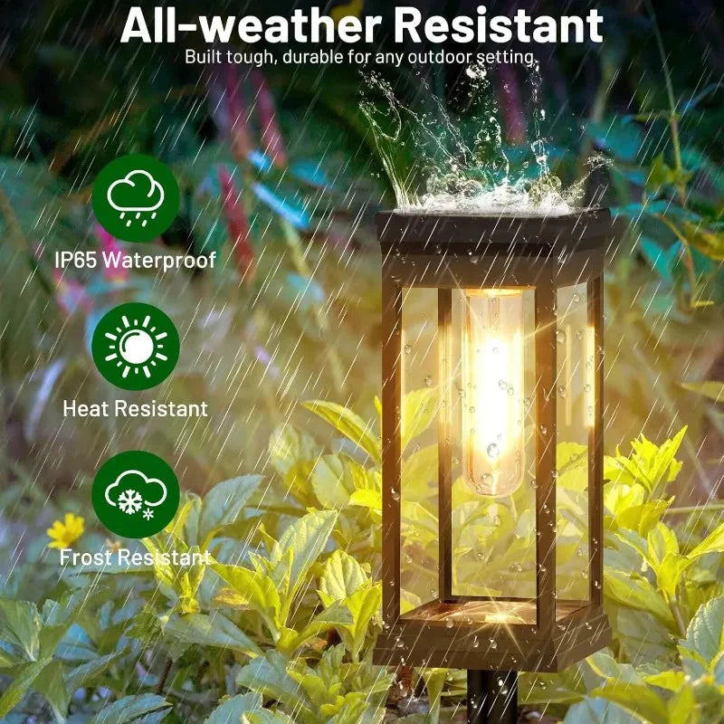 Wegeleuchten | Utomatische Dämmerungsschaltung | Wetterfest | GartenFaro
