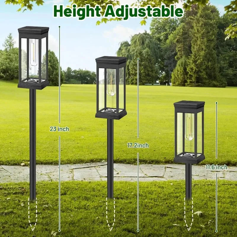 Wegeleuchten | Utomatische Dämmerungsschaltung | Wetterfest | GartenFaro