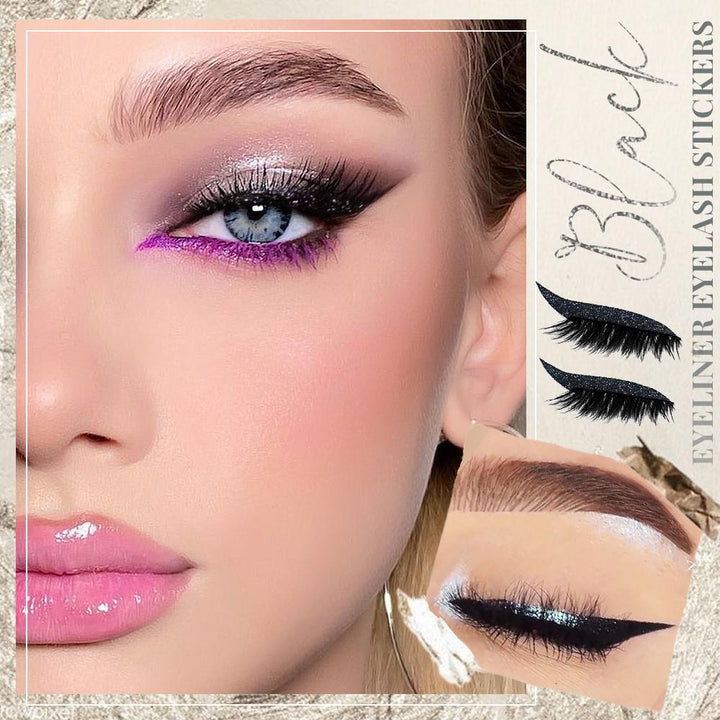 Wiederverwendbare Glitter Eyeliner Wimpernaufkleber | 1+1 GRATIS